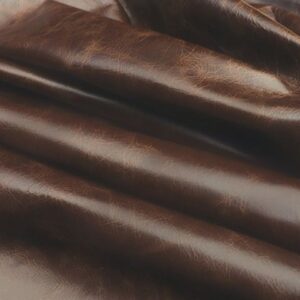 Chocolate Brown Restoration Distress Upholstery Leather