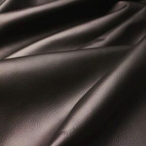 Black Soft and Smooth Grain  Upholstery Leather